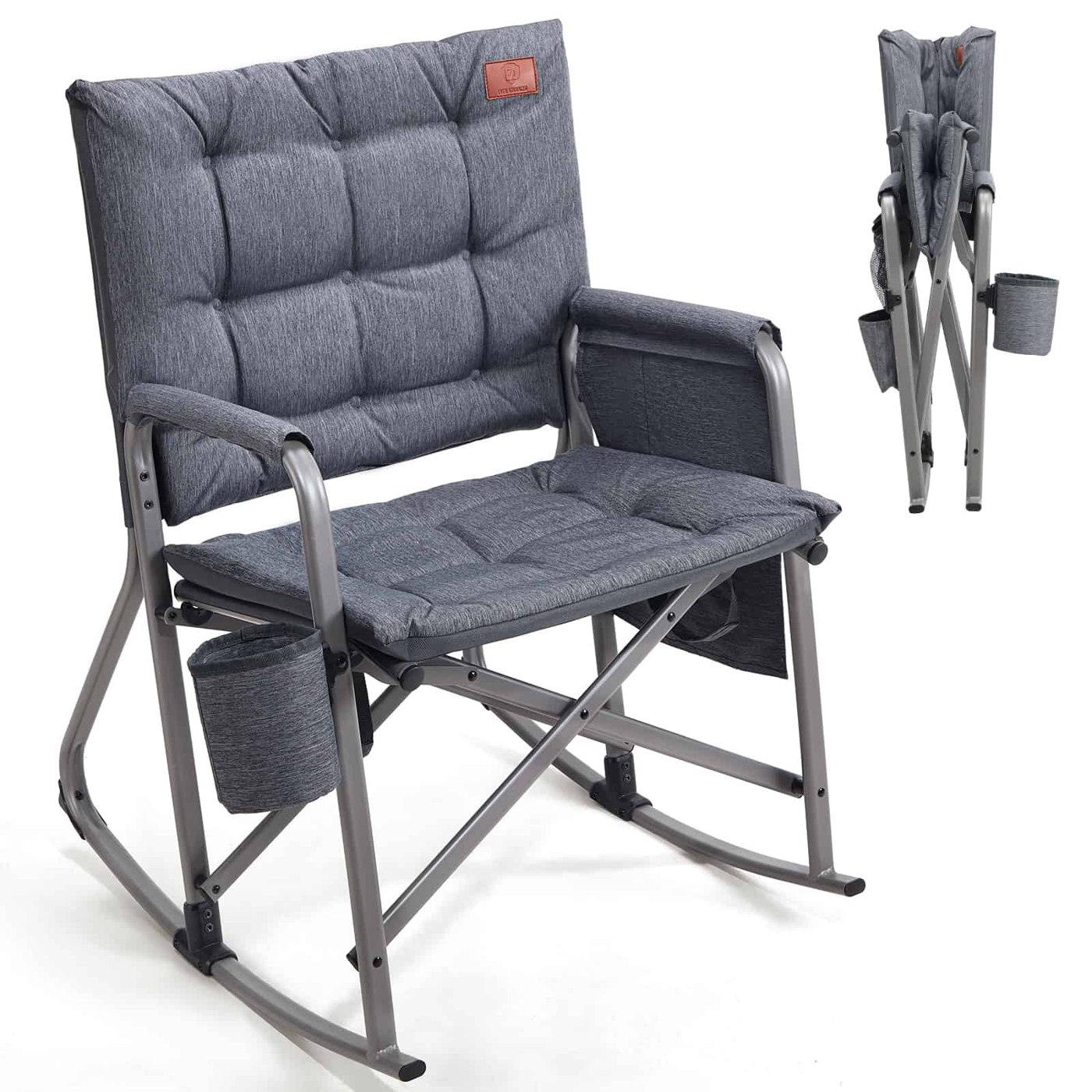 EVER ADVANCED lightweight folding outdoor rocking chair